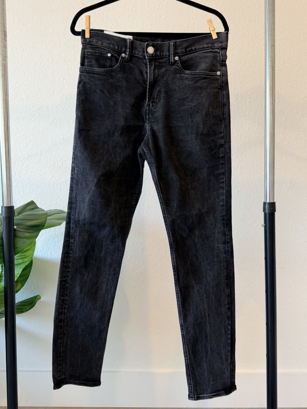 H&M Men's Black Jeans 30/32 Slimfit Jeans J2008